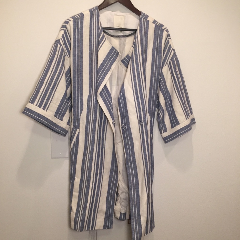 Anthro Elevenses Belted Jacket, M - Picture 5 of 8